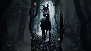 Mystical P&uacute;ca Spotted in Haunted Forest 🌑✨ |#P&uacute;ca #CelticMythology #MythicalCreature #shorts