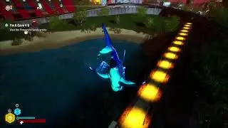 Jumping Over The Prosperity Sands Gate In Maneater
