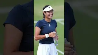 Emma Raducanu Practice session at day five of Wimbledon #celebrity #player