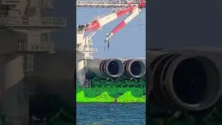‼️540 ft tall Orion #Sea #Crane #Ship