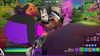 *NEW* PURPLE CUBE ASSASSIN TOONA FISH SKIN IN FORTNITE + A VICTORY ROYALE WIN! (SOLO)