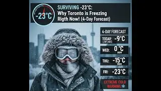 SURVIVING -23&deg;C: Why Toronto is Freezing Right Now! (4-Day Forecast)
