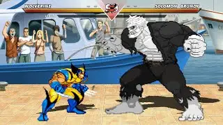 WOLVERINE vs SOLOMON GRUNDY - High level insane fight!