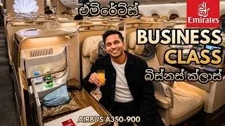 Emirates A350 Business Class from Colombo to Dubai (Full Experience)