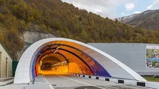 Mega Tunnel and Road Construction in 2 days! Timelapse