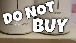 Onson Humidifier Review | What was wrong with BOTH of them? | Vlomgas