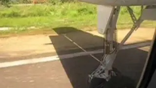 Landing at Soroako, South Sulawesi, Indonesia