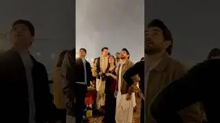 Sidra Niazi flying kite with Ali Ansari #sidraniazi #aliansari