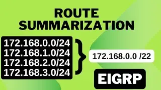 #02 Route Summarization in EIGRP | Route Summarization ❓