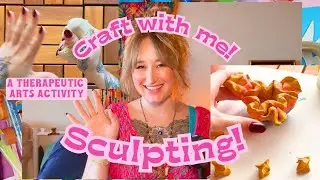 Craft with me! Sculpting a Self Portrait: A Therapeutic Arts Activity to combat negative self talk