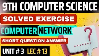 Solved exercise of 9th computer chap 3 |exercise solution | solved Question answer