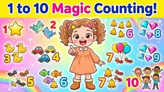 Numbers Song 1–10 for Toddlers | Fun Counting with Lulu
