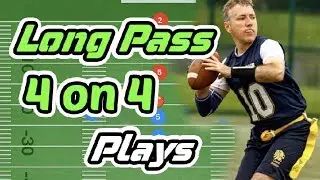 Top 5 Long Pass 4 on 4 Flag Football Plays