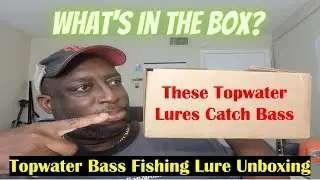 Bass Fishing Tackle Unboxing | Topwater Lures for Bass