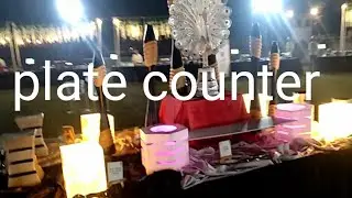 Beautiful plate counter disign..at - Bhubaneswar Odisha#odisha#decoration#bhubaneswar#catering