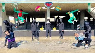 سلاحف النينجا الابطال الخارقين أنقذونا من عصابه التنين🐉 وخلصوا عليهم🔥 ( سلاحف النينجا🥷 جزء4)
