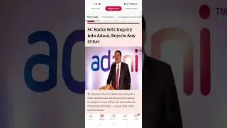 Adani Supreme court case Result 🤑🔥