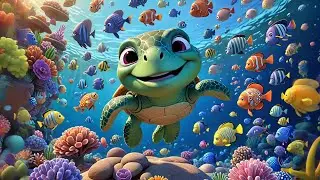 Tutu Turtle Counts to Ten | Counting Song for Kids | Nursery Rhymes and Learning Songs