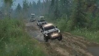 NISSAN PATRIOT 4x4 | CAMINO CON MUCHO LODO!! | DESVOLCANDO A NUESTRO AMIGO | SPINTIRES MUDRUNNER