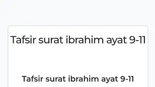 Tafsir surat ibrahim ayat 9-11