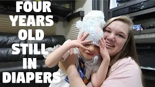 Trying a new diaper for our special needs 4yr old