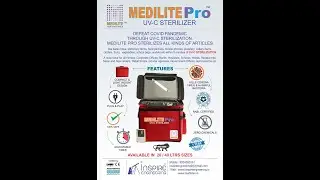 MEDILITE UV-C STERILIZER DEMO