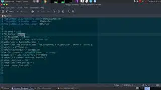 how to make python personal ftp (File Transfer Protocol) server