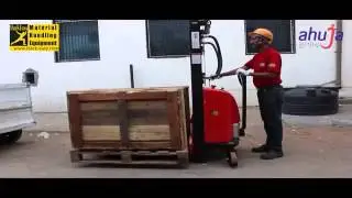 Stack Easy Hydraulic Semi Electric Stacker By Ahuja Corporation Pvt. Ltd, Jaipur