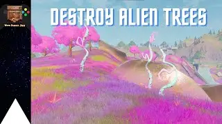 Fortnite  Destroy Alien Trees, Plant Saplings At Stumpy Ridge Fork Knife Food Truck or FN Radio