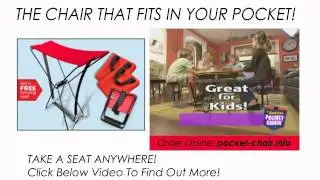 The Amazing Pocket Chair - Pocket Chair Review!