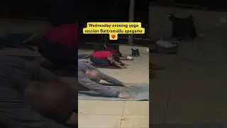 Wednesday evening yoga session Battramallu apegama ❤️