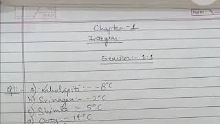 Class 7 Mathmatics | Chapter 1 | Integers |Full Chapter | Based on CBSE/NCERT Curriculum 