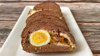 Rollo de Carne picada con relleno cremoso!