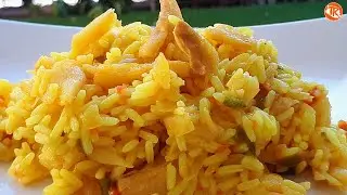 ARROZ CON BACALAO   ¡¡ ESPECTACULARMENTE RICO Y   FÁCIL DE HACER !!