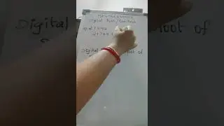 Math Trick Series: To Find the Sum Root/Digital Root of a number #mathstricks