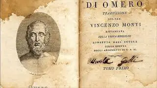 OMERO - ILIADE -  libro primo - traduzione  Monti