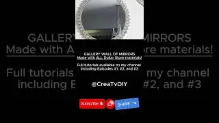 STUNNING Gallery Wall of MIRROR Ideas on a DIY Budget | Glam Home Decor | Dollar Tree DIY