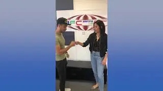 Gretchen Ho plays games with Biggy Travels
