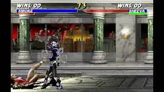 MK3 Arcade - Smoke infinite combo #1