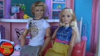 Barbie 2016 Толстушка Барби Серия как Барби купила новое платье через интернет, Видео Барби Куклы