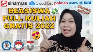 DAFTAR BEASISWA KULIAH FULL YANG SEDANG DIBUKA DI TAHUN 2022|BEASISWA KULIAH GRATIS DAN DAPAT KERJA?