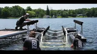 Hydraulic Boat Lift Installation