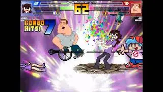 MUGEN battle #7127: Jaiden Animations & Boyfriend vs Joe Swanson & Daphne Blake