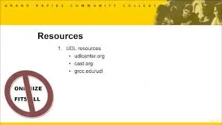 UDL & Accessibility Introduction (1 of 8 video)