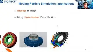 Thermal optimization of oil cooled e motors by Moving Particle Simulation