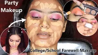 College/School Farewell Party Makeup | Easy Party Makeup For Beginners