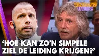 Johan Derksen over Ajax-trainer John Heitinga: 'Hoe kan zo&rsquo;n simpele ziel de leiding krijgen?'