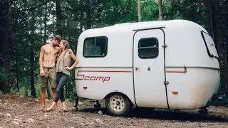 We Live in the FOREST // 13ft Scamp Trailer