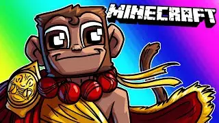 Minecraft Modded - Gaining Power from the Wise Old Monkey!