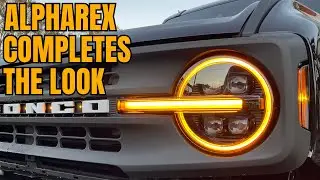 Alpharex NOVA LED Headlights Completes The Look For My Bronco Black Diamond!